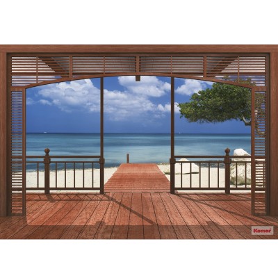 Φωτοταπετσαρία τοίχου Komar 8-101 El Paradiso 3.88 cm x  2.70 cm