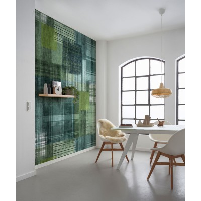 Φωτοταπετσαρία τοίχου KOMAR IF2-009 "Patchy Plaid" σειρά Infinity 2 200 x 250 cm