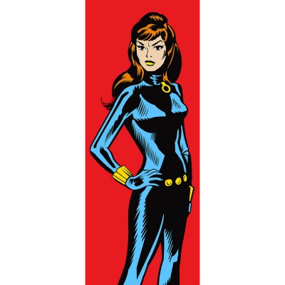 Φωτοταπετσαρία τοίχου KOMAR DX2-150 "Marvel PowerUp Widow" σειρά Into Wonderland 100 x 250 cm