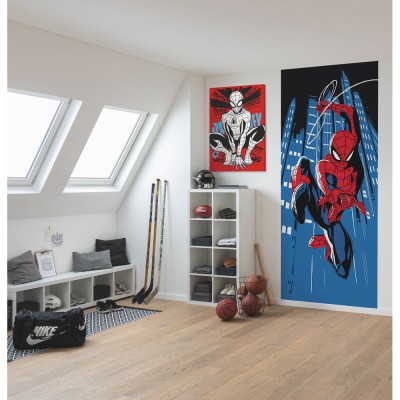 Φωτοταπετσαρία τοίχου KOMAR IADX2-091 "Spider-Man Rooftop-Rockin" σειρά Into Wonderland 100 x 250 cm