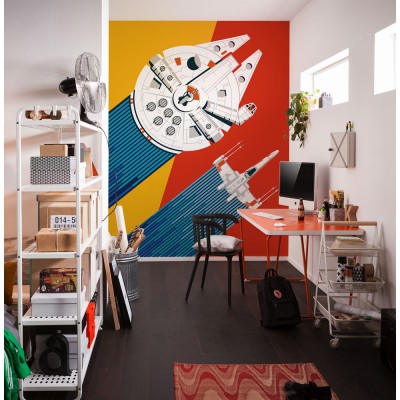 Φωτοταπετσαρία τοίχου KOMAR IADX4-093 "Star Wars Wingman" σειρά Into Wonderland 200 x 250 cm