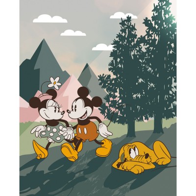 Φωτοταπετσαρία τοίχου KOMAR IADX4-102 "Mickey & Minnie Embrace Nature" σειρά Into Wonderland 200 x 250 cm