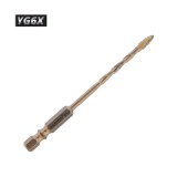 Τρυπάνι Γρανίτη Καρβιδίου με Μύτη YG6X  5×95mm Krausmann TURBO GRANITE AC10760