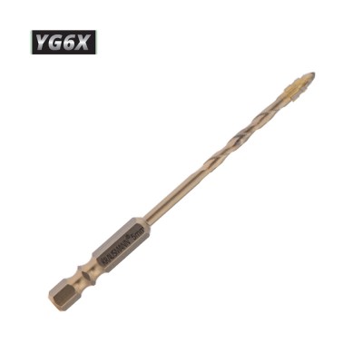 Τρυπάνι Γρανίτη Καρβιδίου με Μύτη YG6X  5×95mm Krausmann TURBO GRANITE AC10760