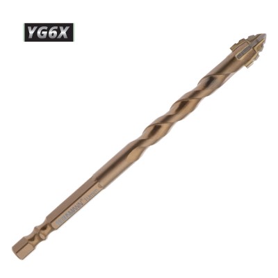 Τρυπάνι Γρανίτη Καρβιδίου με Μύτη YG6X  10×120mm Krausmann TURBO GRANITE AC10766