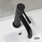 Μπαταρία νιπτήρος La Torre New Tech 12007-400 Μαύρο Matt