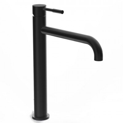 Μπαταρία νιπτήρος επικαθήμενη La Torre New Tech 12507-400 Μαύρο Matt