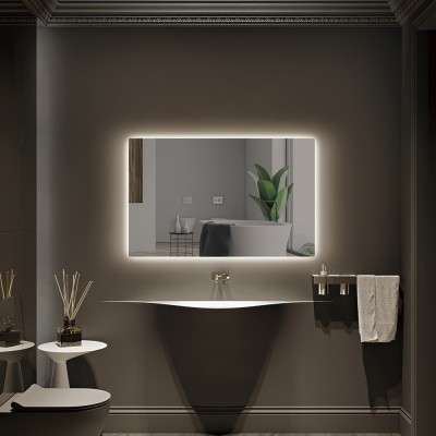 Καθρέφτης Τετράγωνος με Κρυφό Φωτισμό Ψυχρό φως χωρίς Πλαίσιο 600x800mm LEDIMEX ITALIA ITAL007/60