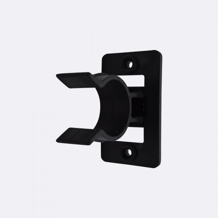 Πιάστρα - Φουρκέτα Διαιρούμενη Μπάζας Ξύλου Μαύρη Leon 20-032BL