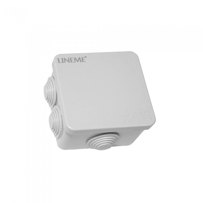 Κυτίο Διακλάδωσης Πλαστικό IP44 80x80x50 Lineme 09-06001