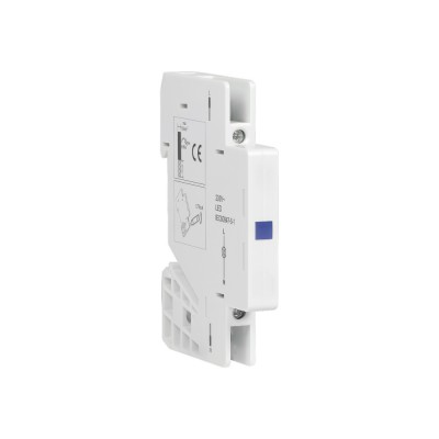 LED Λυχνία Πίνακα Μπλε 230V 1/2 θέση DIN LINEME 09-00650-11