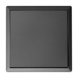 Διακόπτης Απλός 10A/250V Ανθρακί Ματ LineMe Gena 50-00601-19