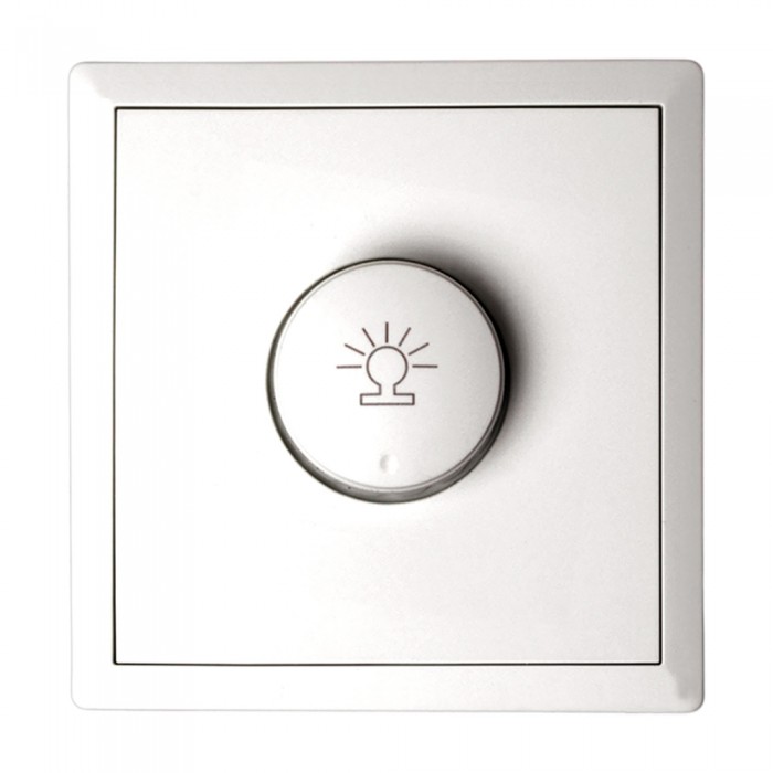 Ρεοστάτης 500w 10A/250V Λευκό Ματ LineMe Gena 50-00610-31