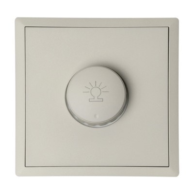 Ρεοστάτης 500w 10A/250V Γκρι Ανοιχτό LineMe Gena 50-00610-32