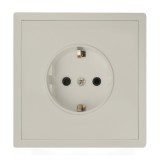 Πρίζα Σούκο 16Α /250V Γκρι Ανοιχτό LineMe Gena 50-00613-32