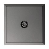 Πρίζα TV Τερματική 1DB Ανθρακί Ματ LineMe Gena 50-00616-19