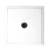 Πρίζα TV Τερματική 1DB Λευκό Ματ LineMe Gena 50-00616-31