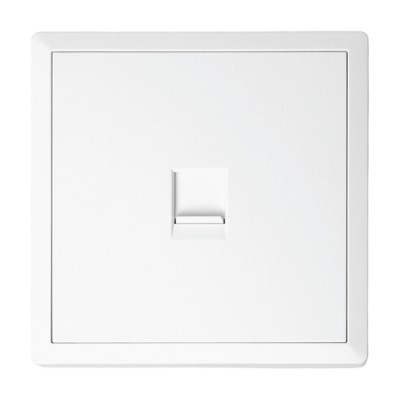 Πρίζα Data RJ45 CAT6 Λευκό Ματ LineMe Gena 50-00618-31