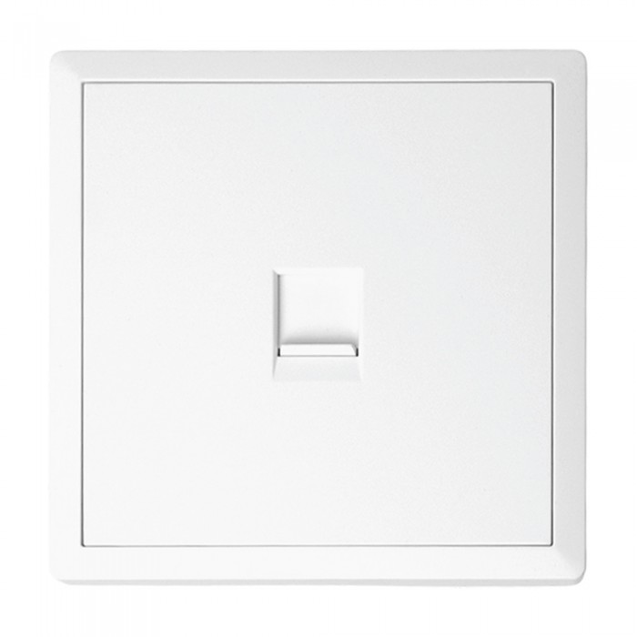 Πρίζα Data RJ45 CAT6 Λευκό Ματ LineMe Gena 50-00618-31