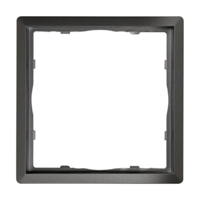 Πλαίσιο Διακοπτών Μονό Ανθρακί Ματ LineMe Gena 50-00621-19