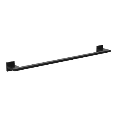 Πετσετοθήκη Μονή 64x6.5x4 LONGEVITA 400.10B Black Mat