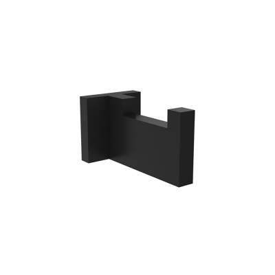 Μονό Άγκιστρο μπάνιου 7.3x4x4 LONGEVITA 400.25B Black Mat