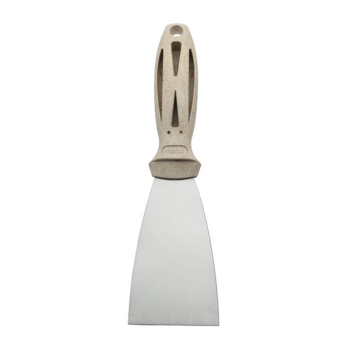 Σπάτουλα Με Μεταλλική Λάμα Και Ξύλινη Λαβή "Wheat Straw" 60mm MACO MC.0180006
