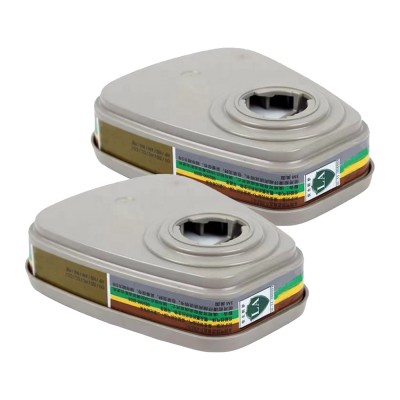 Σετ Φίλτρα ABEK1P3R με Καπάκια, Χημικών Για Μάσκα Προσώπου (FR-2511/FR-7511/FR-3500) 2 Τεμ Maestro G25K 460061