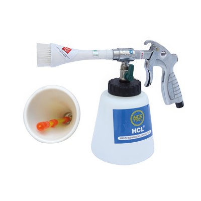 Πιστόλι Αέρος "Tornado" Για Καθαρισμό Με Βούρτσα & Πλαστικό Κάδο 1000ml Maestro HCL-03