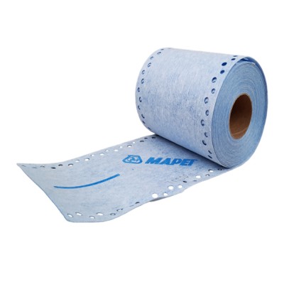 Ταινία καουτσούκ εγκιβωτισμένο μεταξύ δύο στρώσεων μη-υφαντού πολυπροπυλενίου για την δημιουργία ελαστικών αρμών 30m Mapei MAPEBAND EASY 7972030