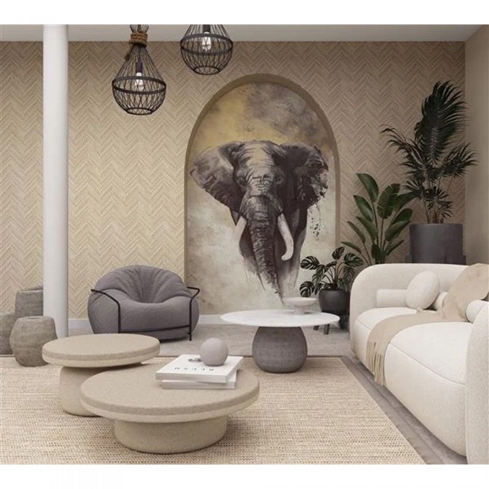 Ταπετσαρία Τοίχου 0.53x10.05m MARBURG TRAVERTINO Beige 33376