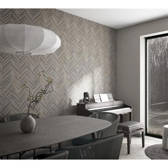 Ταπετσαρία Τοίχου 0.53x10.05m MARBURG TRAVERTINO Grey 33380