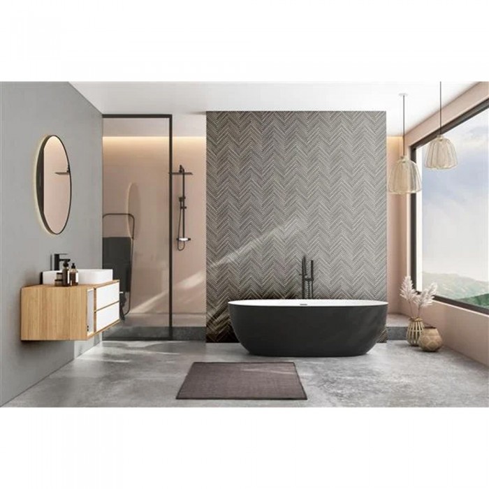 Ταπετσαρία Τοίχου 0.53x10.05m MARBURG TRAVERTINO Grey 33380