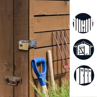 Λουκέτο Τάκος Μπρούτζινος με Ατσάλινο Λαιμό 76mm Master Lock 607076112