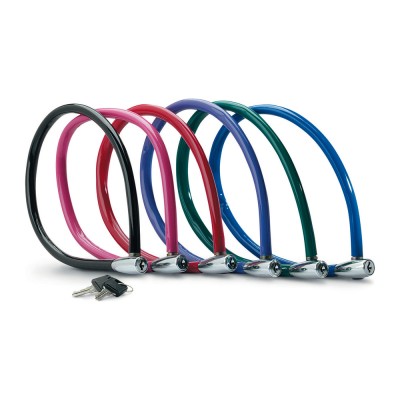 Λουκέτο Ποδηλάτου με Συρματόσχοινο 55cm Φ6mm με Κλειδαριά σε Διάφορα Χρώματα Masterlock 863055112