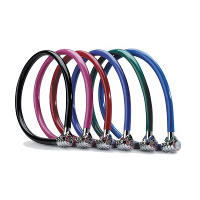 Λουκέτο Ποδηλάτου με Συρματόσχοινο 55cm Φ6mm με Σταθερό Συνδυασμό Ξεκλειδώματος σε Διάφορα Χρώματα Masterlock 863155112