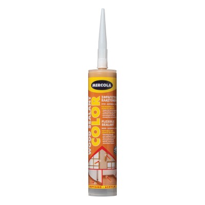 Σιλικόνη Ακρυλική Ξύλου 280ml ΣΦΕΝΔΑΜΟΣ Mercola COLOR WOOD SEALANT 04047