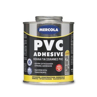 Παχύρρευστη Κόλλα για Σωλήνες PVC 250ml Γκρι Mercola PVC ADHESIVE 01877