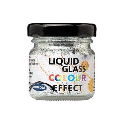 Χρωστική Μεταλλικού Εφέ για Χρωματισμό Υγρού Γυαλιού LIQUID GLASS σε Πάστα 30ml ΑΣΗΜΙ Mercola COLOUR METALLIC EFFECT 3567