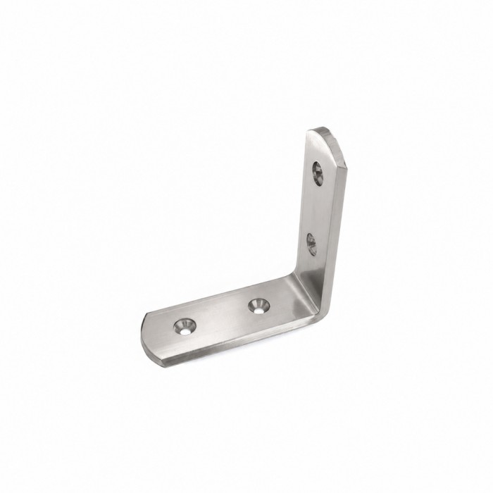 Γωνία Κόντρα Ορειχάλκινη 7x7cm Ματ Νίκελ Metalor 004-8007