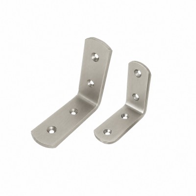 Γωνία Κόντρα Ορειχάλκινη 5x5cm Ματ Νίκελ Metalor 004-8005