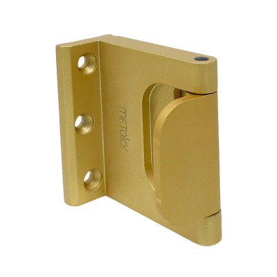 Περιοριστής Ανοίγματος Πόρτας Ξενοδοχείων Metalor 046-001 Light Gold