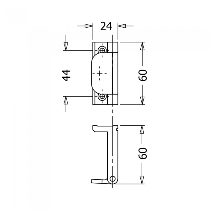 Περιοριστής Ανοίγματος Πόρτας Ξενοδοχείων Metalor 046-001 Bronze