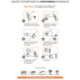 Ασφάλεια Cleverlok για Ανοιγόμενα Κουφώματα με Λευκή Τάπα Metalor 047-ST04