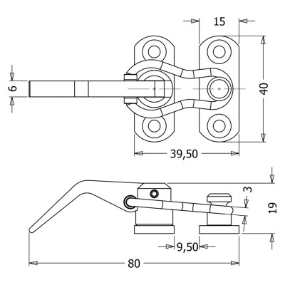 Ασφάλεια Κουμπωτή Ματ Νίκελ Metalor 059-8001