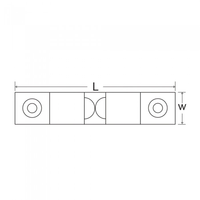 Στοπ Μπίλιας Ορειχάλκινο 50mm Ματ Νίκελ Metalor 060-80S50