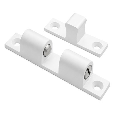 Στοπ Μπίλιας Ορειχάλκινο 70mm Λευκό Metalor 060-W0S70