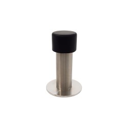 Στοπ Τοίχου- Δαπέδου με Λάστιχο 80mm Inox Ματ Metalor 061-ST80