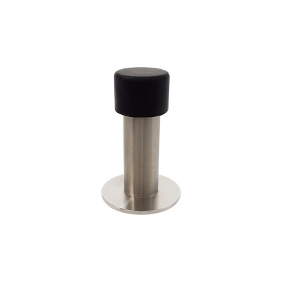 Στοπ Τοίχου- Δαπέδου με Λάστιχο 80mm Inox Ματ Metalor 061-ST80