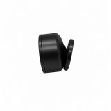 Κυλιόμενο Αντίκρισμα Μαγνητικού Stop Ø25x18mm Μαύρο Metalor 067-B001